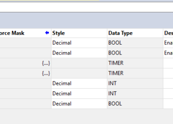 PLC Flip-Flop Example Code
