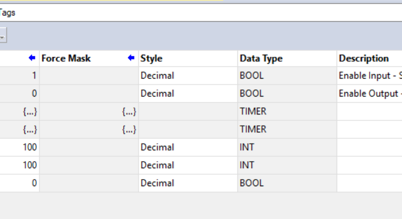 PLC Flip-Flop Example Code
