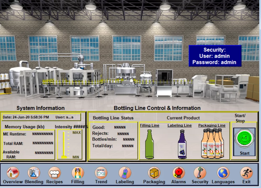plc programming FtviewSeDisplay plc