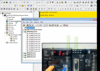 Omron PLC CX-Programmer – I/O Table Creation