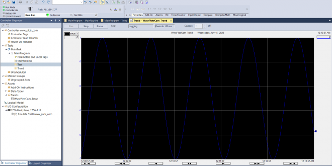 PLC Trend Page Usage, Tag History and Monitoring