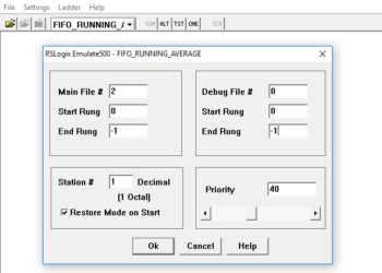 RSLogix Emulate 500 Usage
