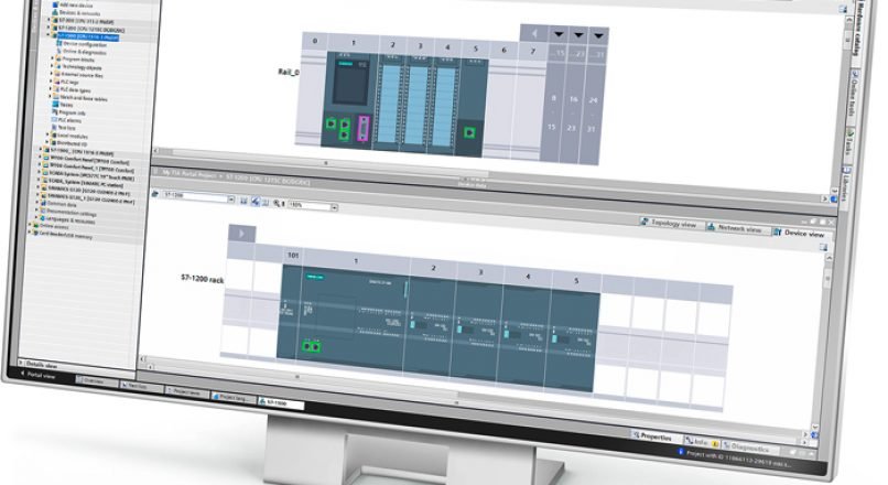Siemens PLC Example 4 separate buttons and motors