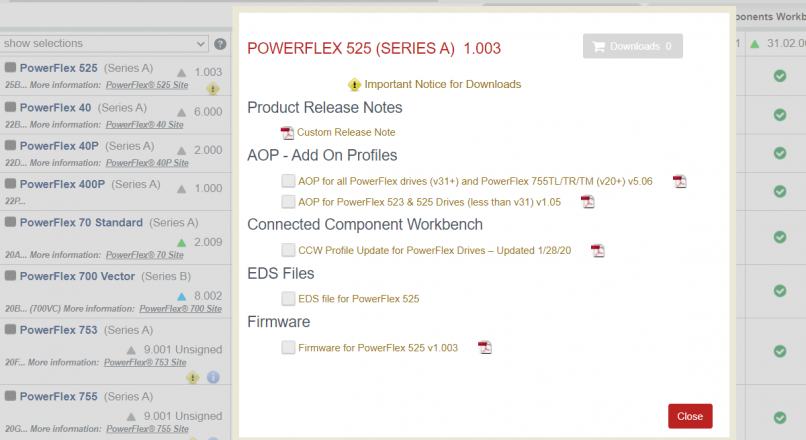 Allen-Bradley PLC EDS file download
