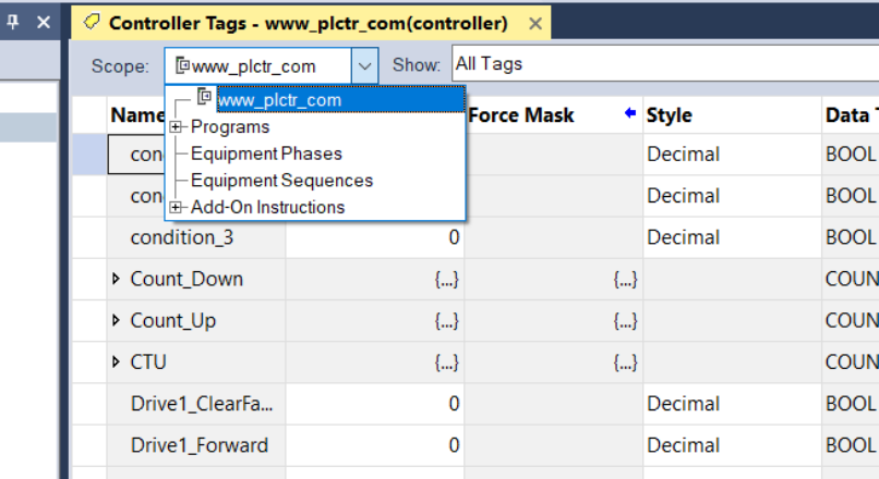 RSLogix Studio 5000, How do I open the Tag Editor?